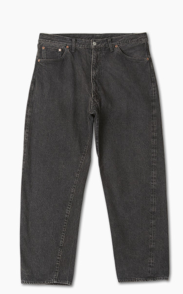 Kaptain Sunshine 5P Zipper Front Denim Pants Black Used Wash