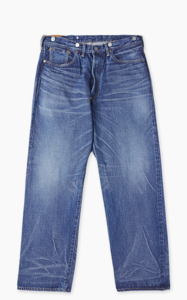 Kaptain Sunshine 1930 Straight Denim Pants Vintage Wash Indigo