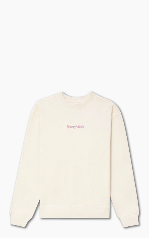 Sporty & Rich New Health Crewneck Cream