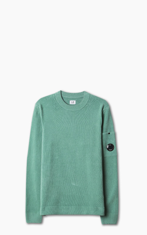 C.P. Company Chenille Cotton Crew Neck Knit Frosty