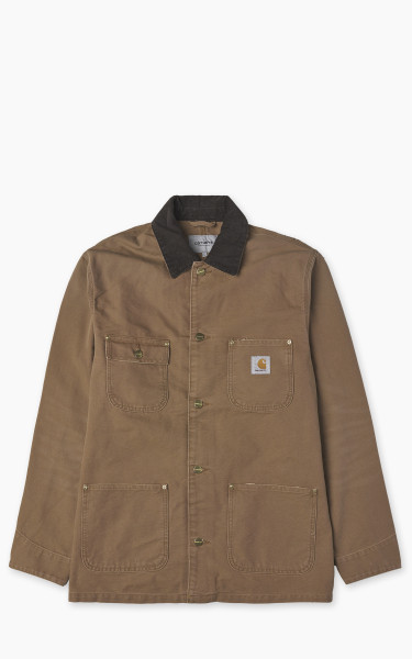 Carhartt WIP OG Chore Coat Dearborn Canvas Aged Hamilton Brown/Tobacco