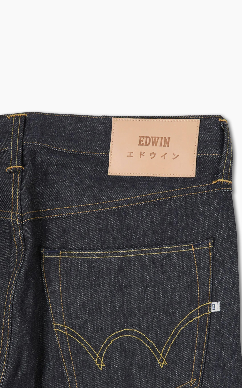 【KOOLOSET】Red Stitch Selvage Denim Edwin Nashville Red Listed Selvage Denim Blue Unwashed 14oz