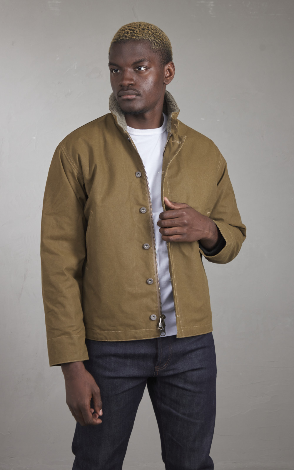 Waxed deck jacket hotsell