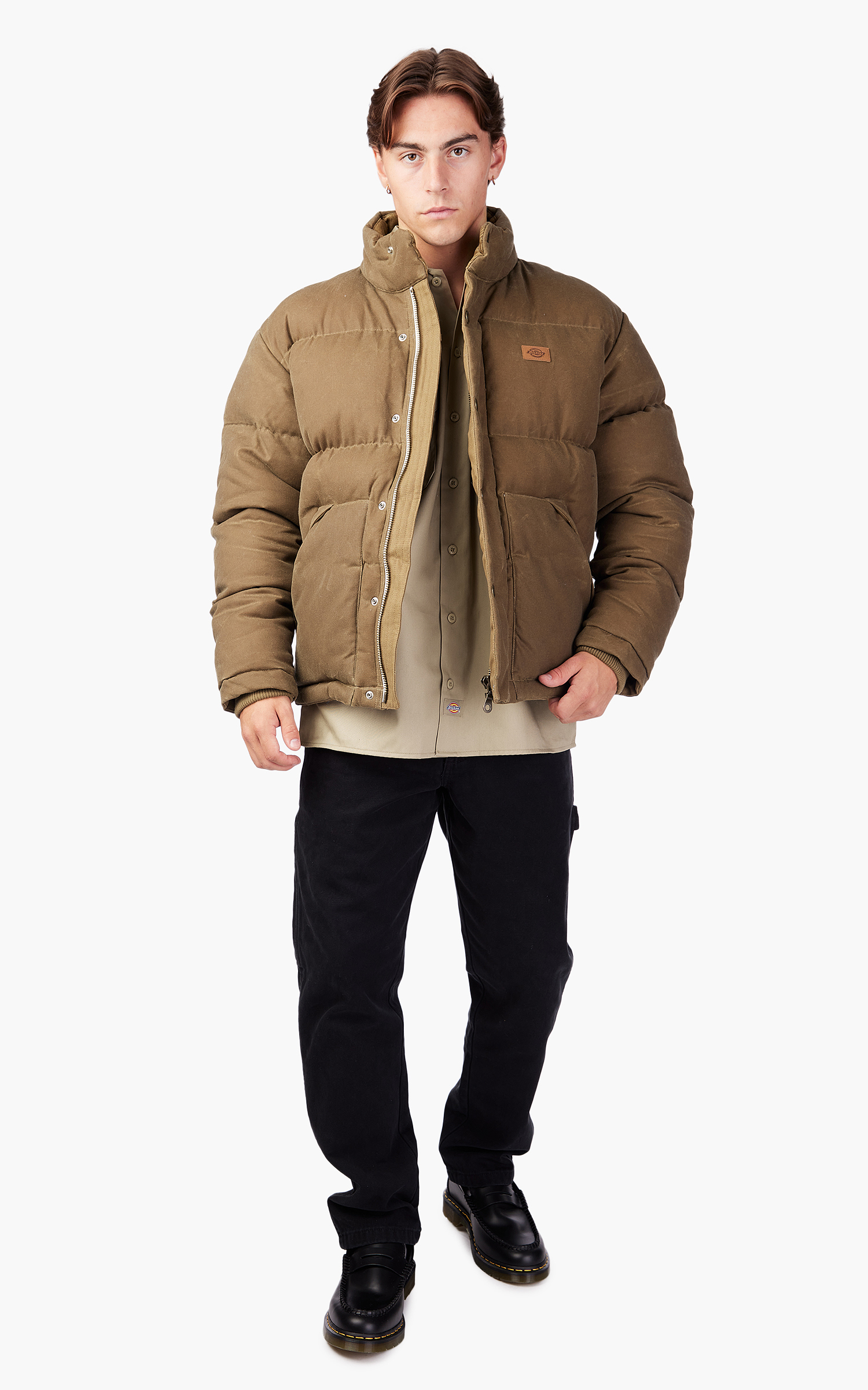 Dickies Lucas Waxed Puffer Acorn | Cultizm