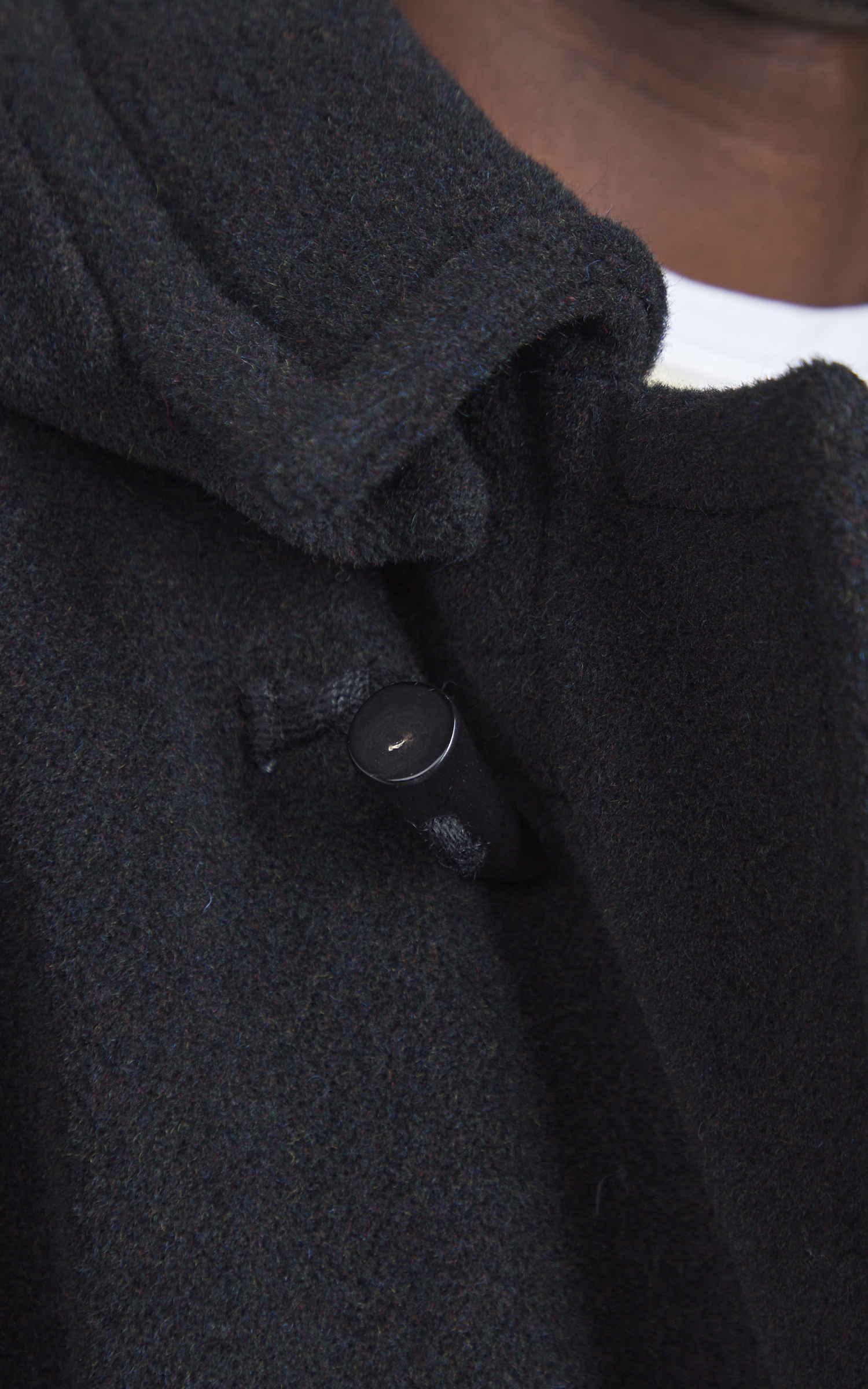 Kaptain Sunshine Duffle Coat Top Mix Black | Cultizm