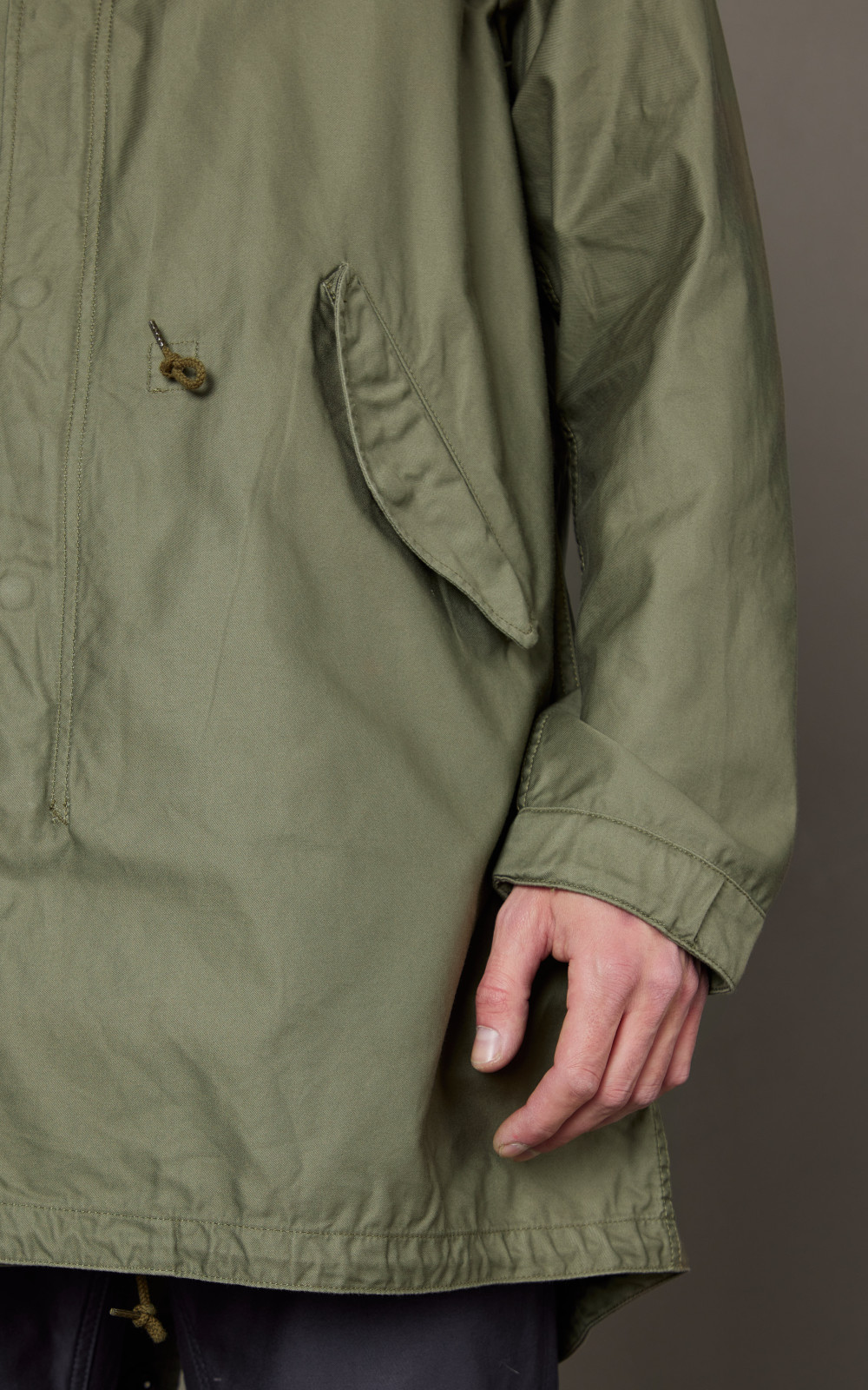 FOB Factory F2402 M-51 Shell Parka Olive | Cultizm FOB Factory F2402 M-51 Shell Parka Olive | Cultizm