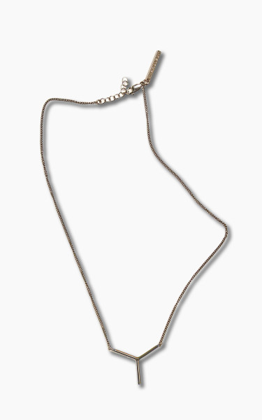 Y/Project Mini Y Necklace Silver