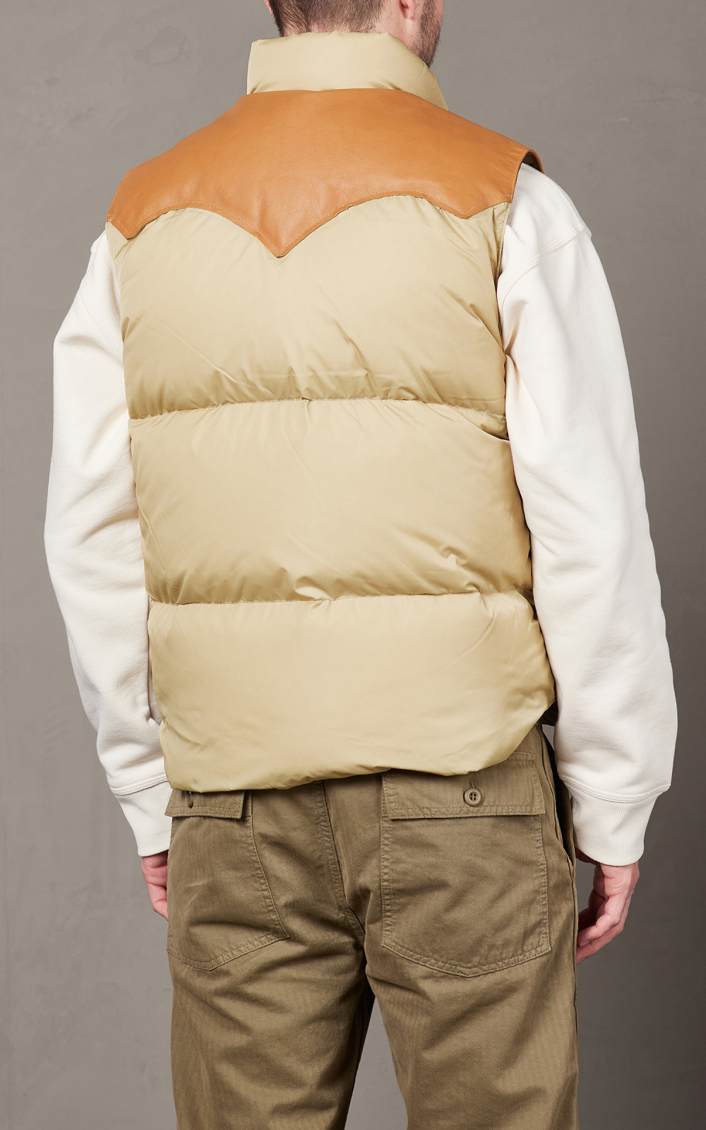 Tan down vest discount
