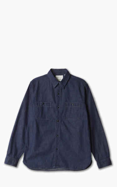 Fullcount 4890 Denim Work Shirt Indigo