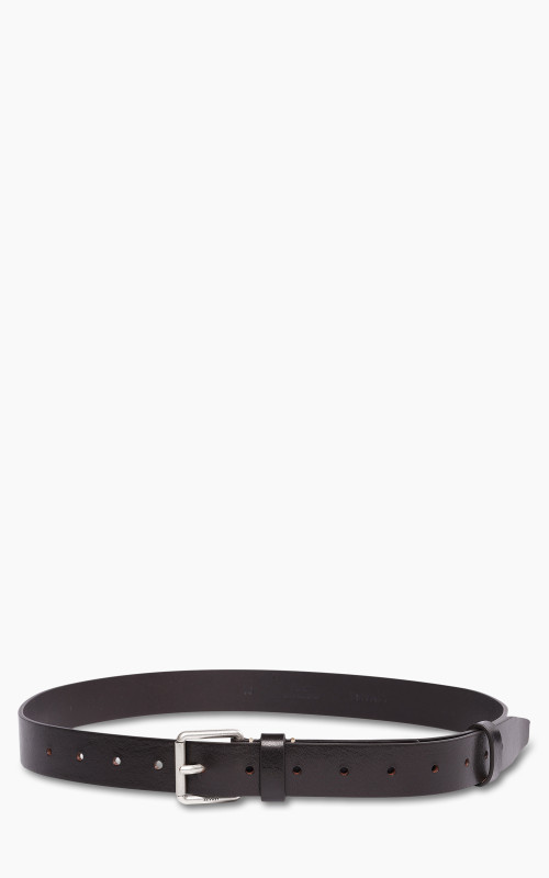 Lemaire Reversed Belt Leather 30 Dark Brown