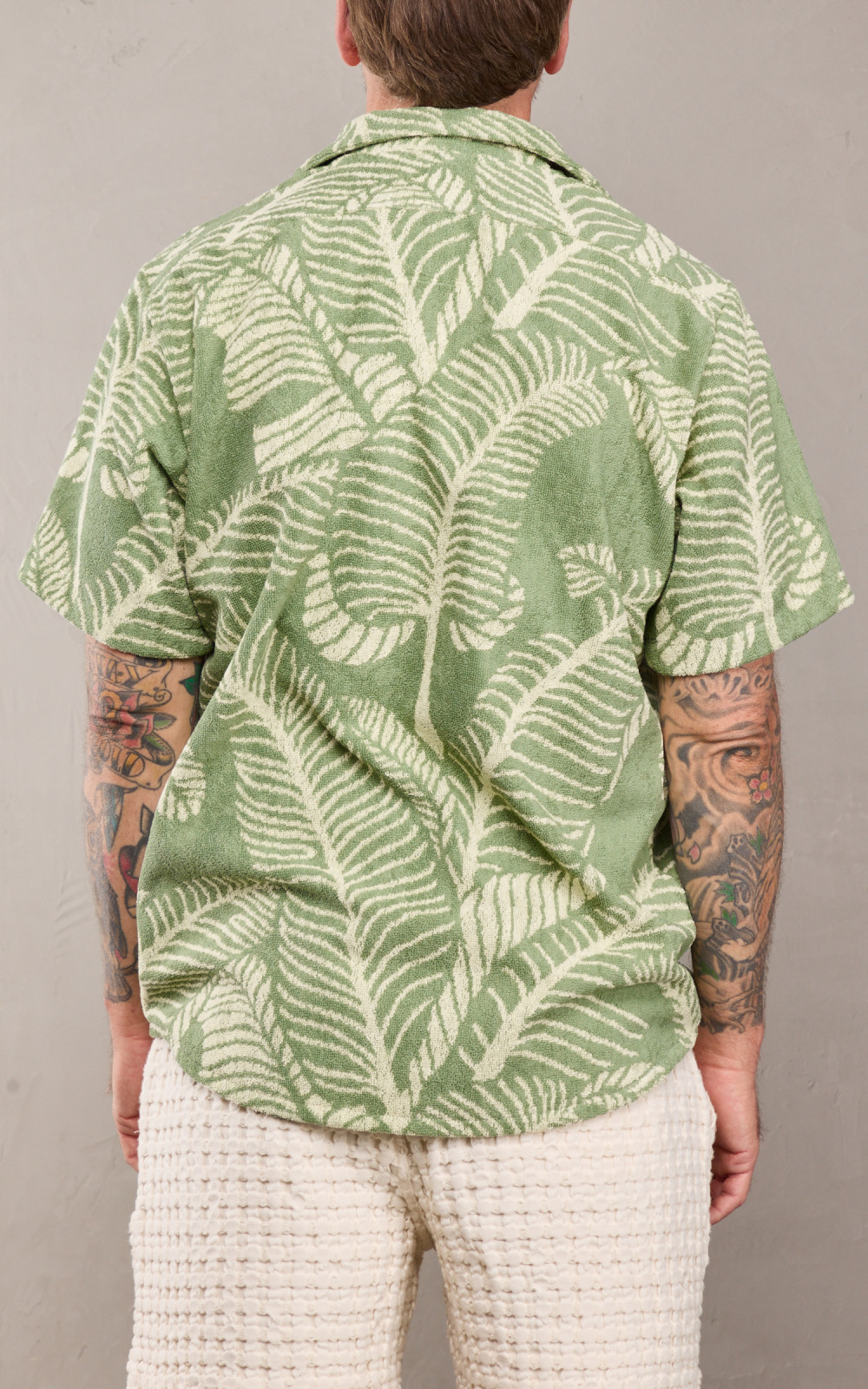 OAS 24SS Terry Shirt XL タオル地 ジャカード柄 OAS 24SS Terry Shirt XL タオル地 ジャカード柄