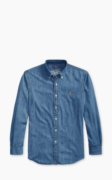 Polo Ralph Lauren Custom Fit Denim Shirt Blue