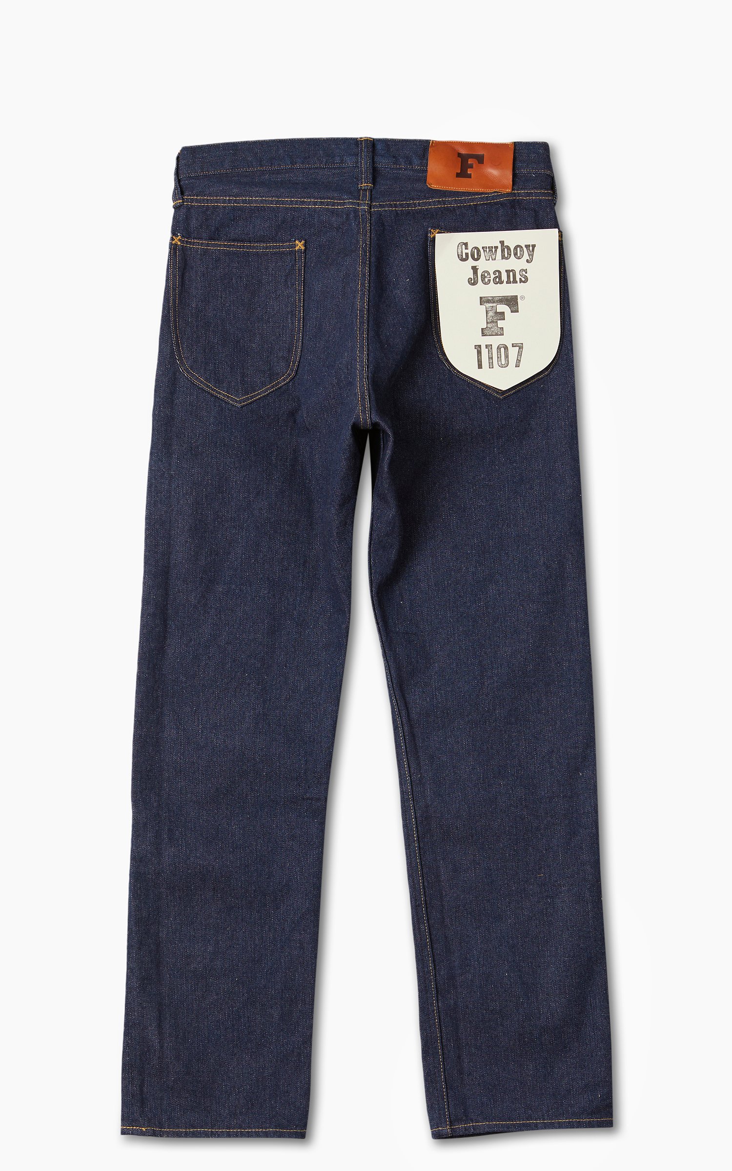 Fullcount 1107 Cowboy Jeans Left Hand Selvedge Denim Indigo 13.5oz
