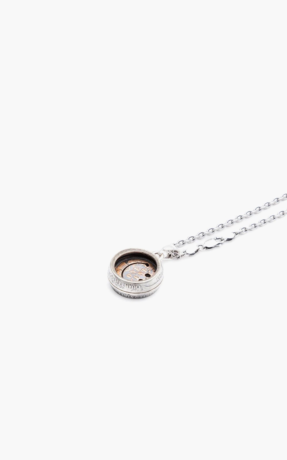North Works N-249 Penny Smile Quarter Dollar Pendant 925