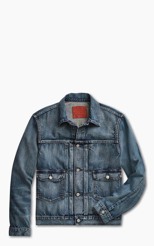 RRL Type 2 Trucker Denim Jacket Selvedge Overdale Wash