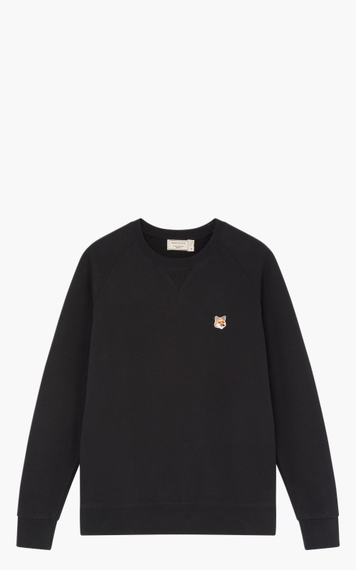 Maison Kitsuné Sweatshirt Fox Head Patch Black