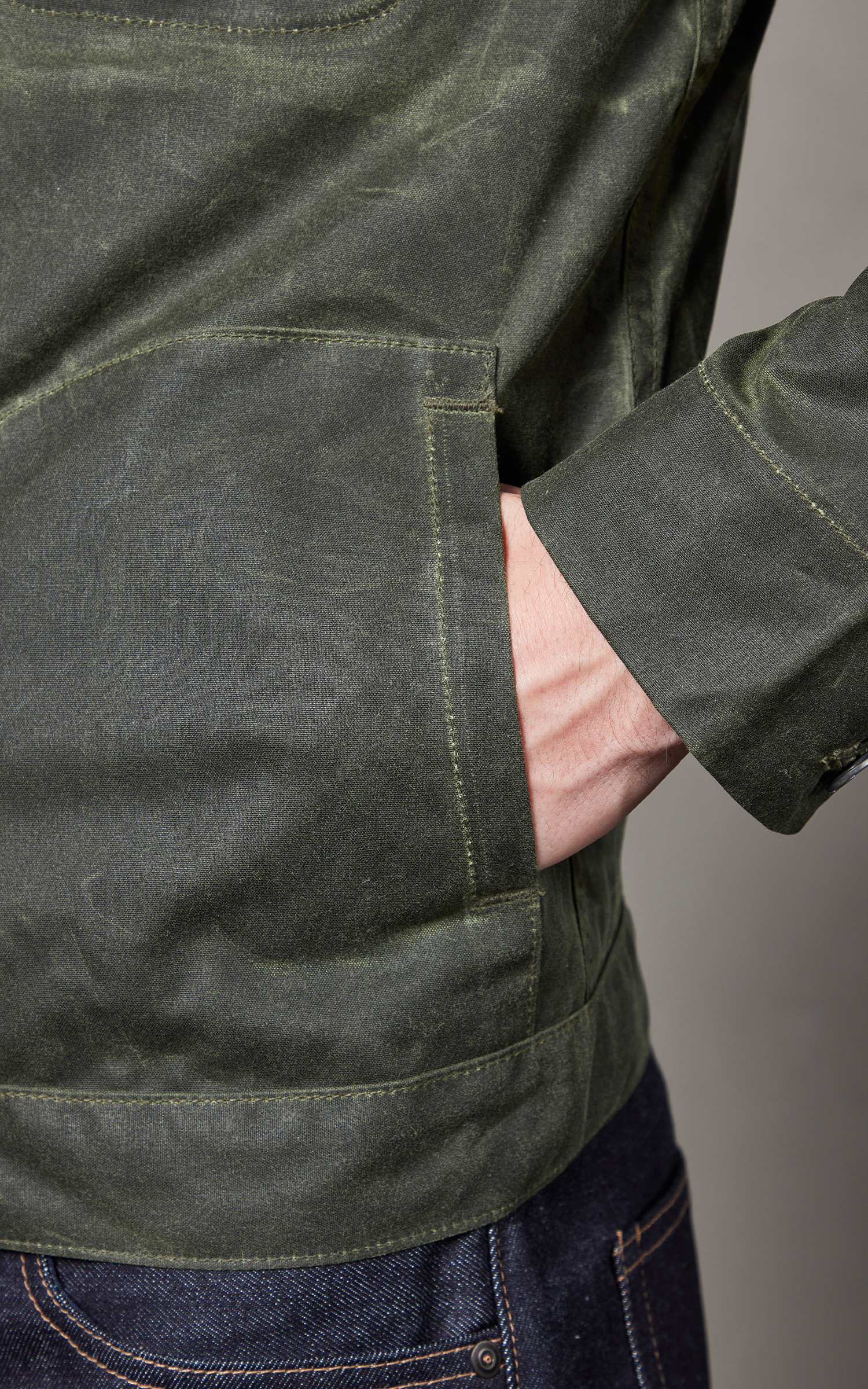 Rogue Territory Supply Jacket Waxed Canvas Ridgeline Olive | Cultizm