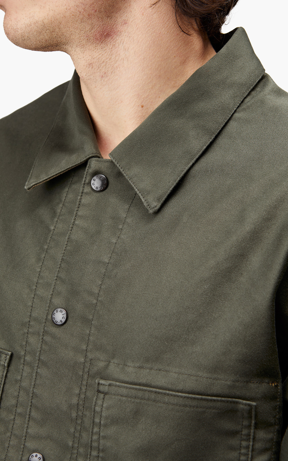 Nanamica Moleskin Dock Jacket Olive | Cultizm