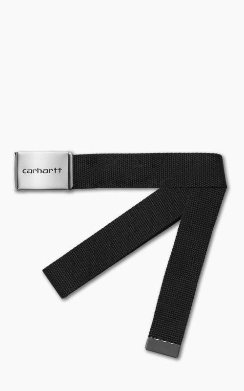 Carhartt WIP Clip Belt Chrome Black