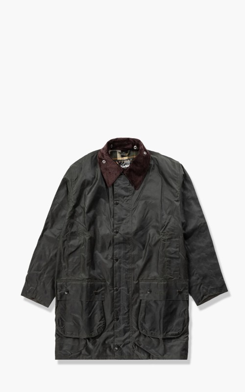 Barbour Border Wax Jacket Sage