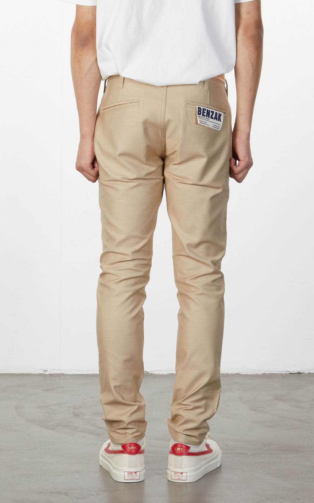 Benzak BC-01 Tapered Chino Military Twill Sand | Cultizm
