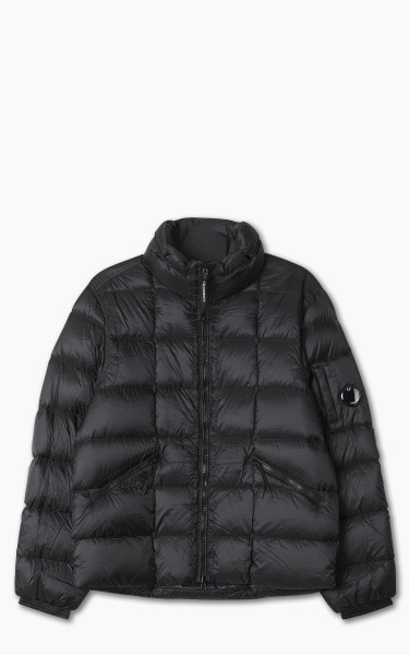 C.P. Company D.D. Shell Concealable Hood Down Jacket Black