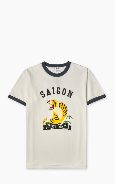 Houston Tiger Ringer T-Shirt Navy
