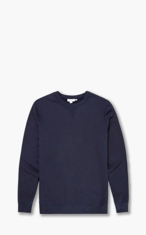 Sunspel navy online sweatshirt