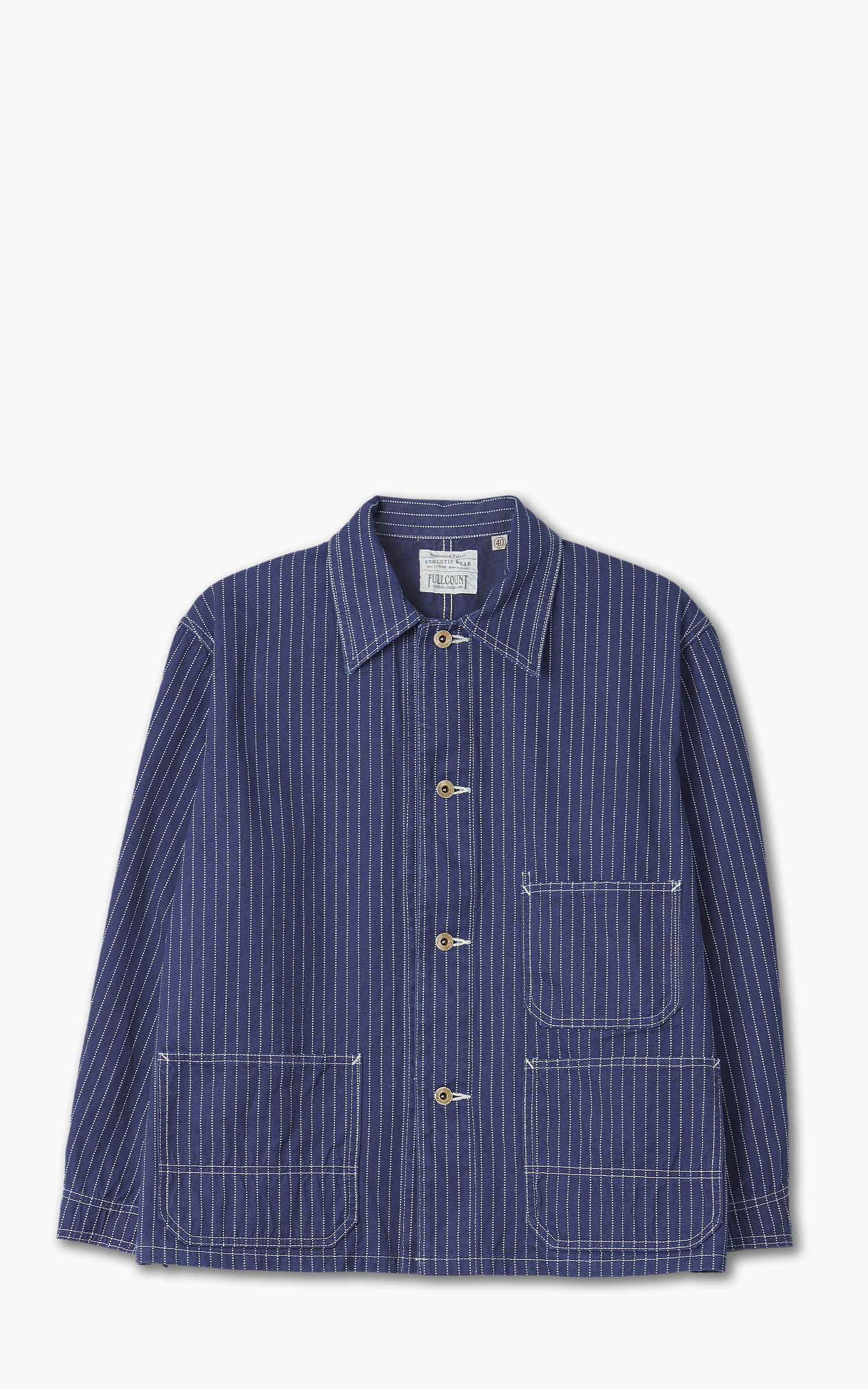 Striped chore jacket new arrivals