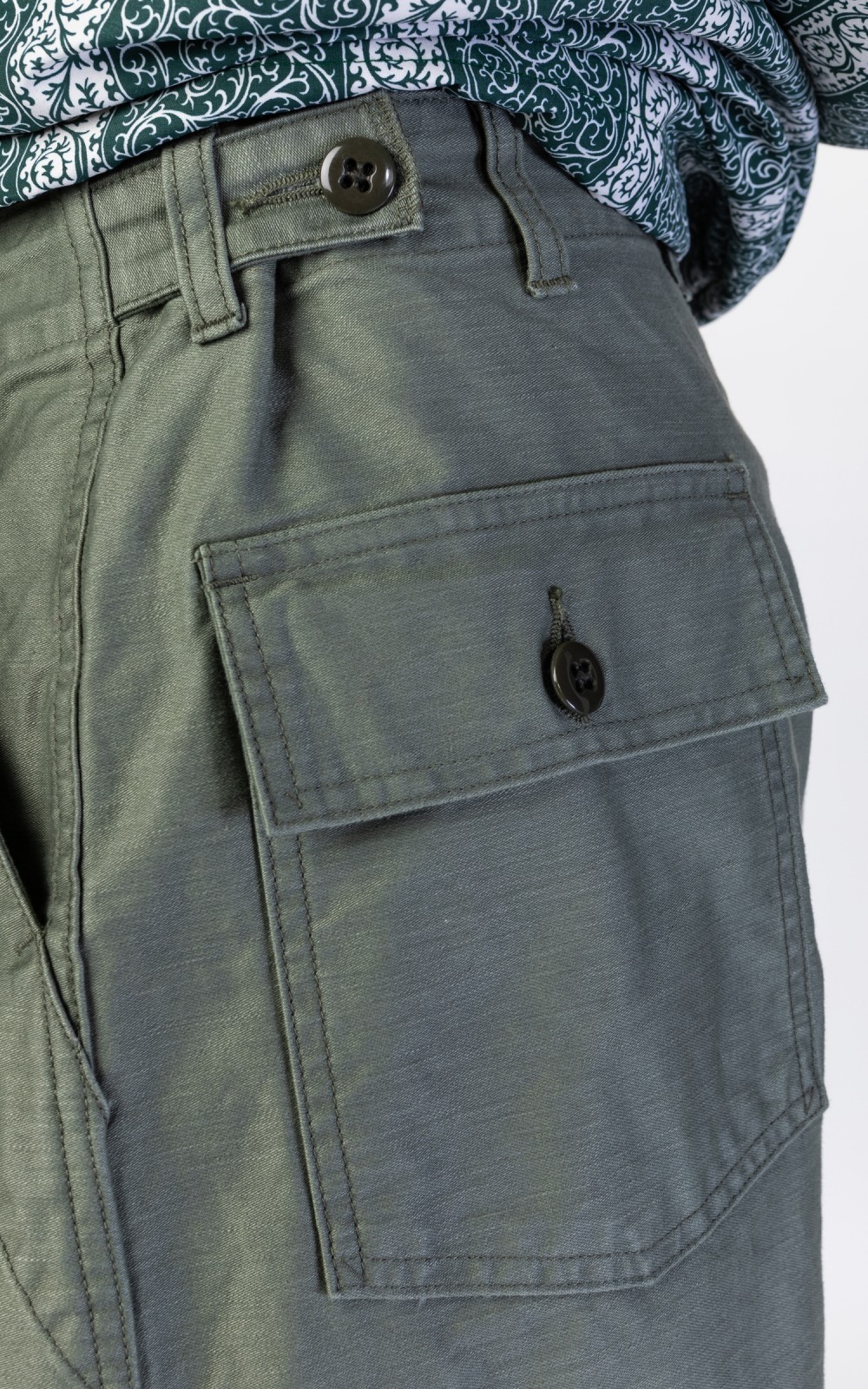 Needles H.D. Pant Fatigue Olive | Cultizm Needles H.D. Pant Fatigue Olive | Cultizm