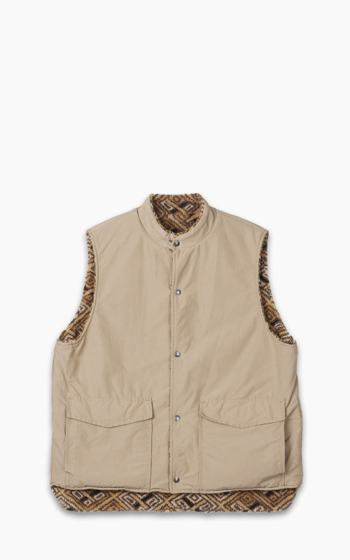 OrSlow Reversible Vest Beige