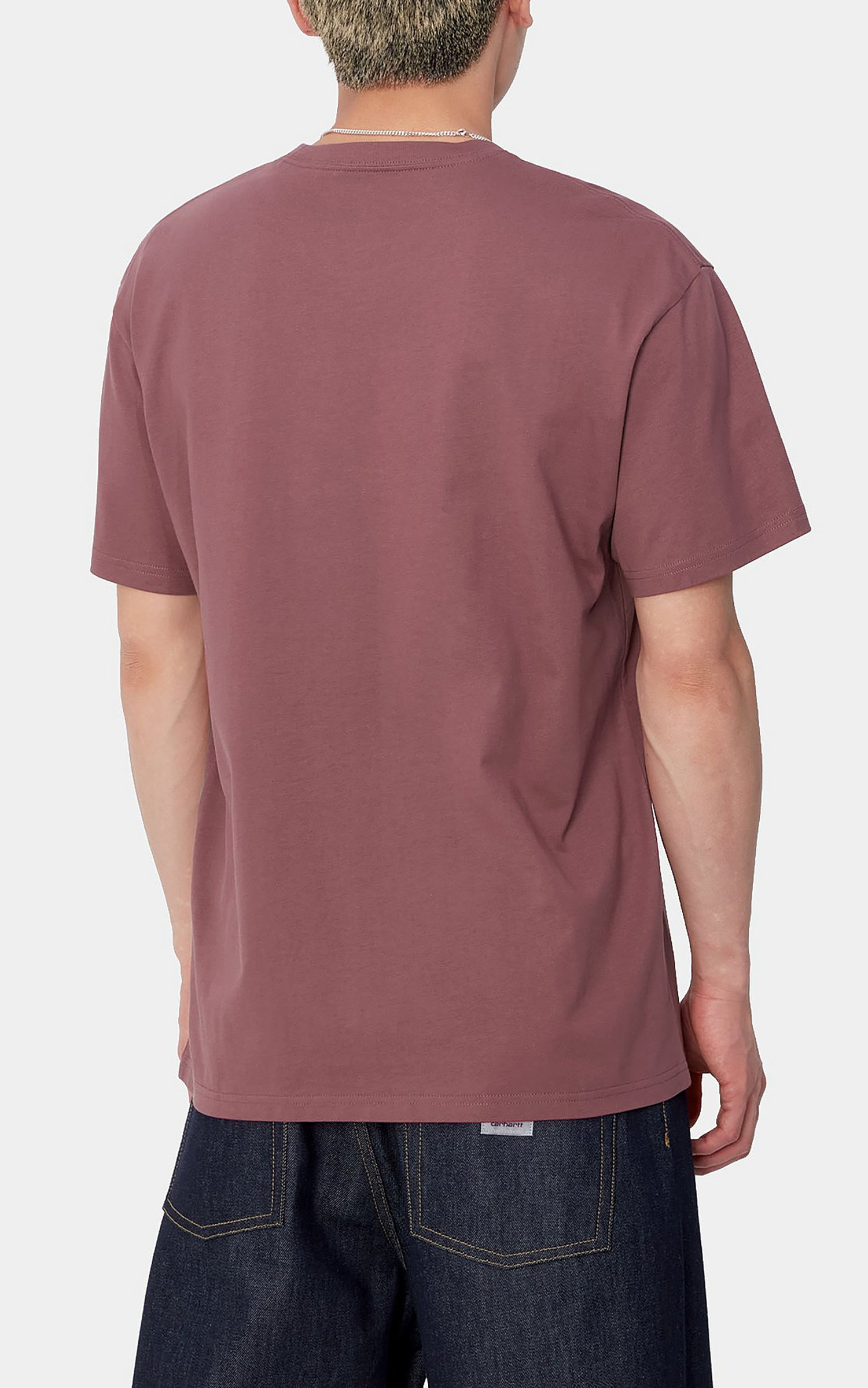 Tシャツ・カットソー Carhartt Wip S S Chase Dusty Fuchsia Gold Cotton T-Shirt Carhartt WIP S/S Chase Dusty Fuchsia/Gold Cotton T-Shirt