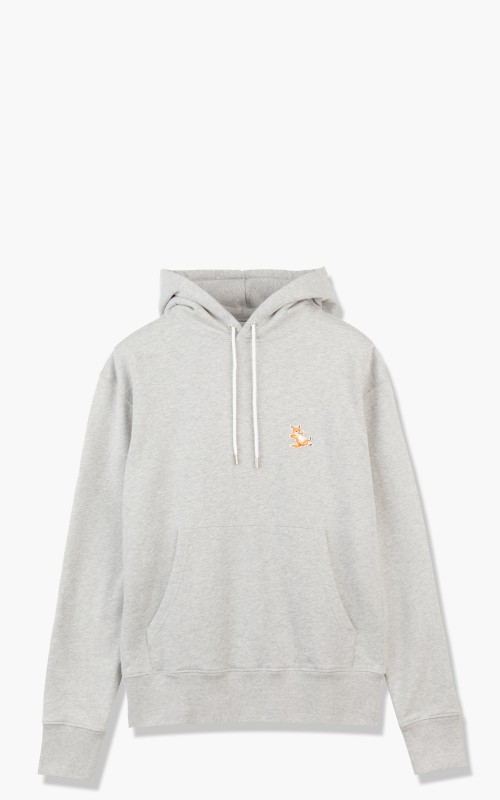 Maison Kitsuné Chillax Fox Patch Classic Hoodie Grey IU00355KM0001-GREY