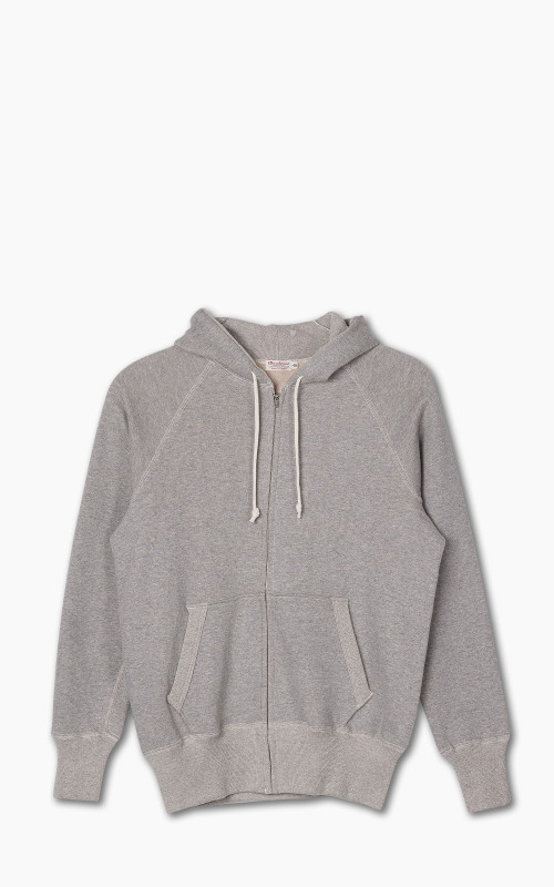 Warehouse & Co. Lot 451 Raglan Freedom Full Zip Hoodie Heather Grey