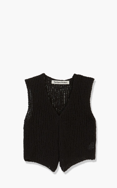 TheOpen Product V-Neck Knit Vest Black TO212KT002-Black