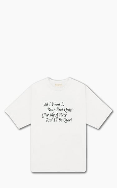 Museum of Peace &amp; Quiet Haiku T-Shirt White