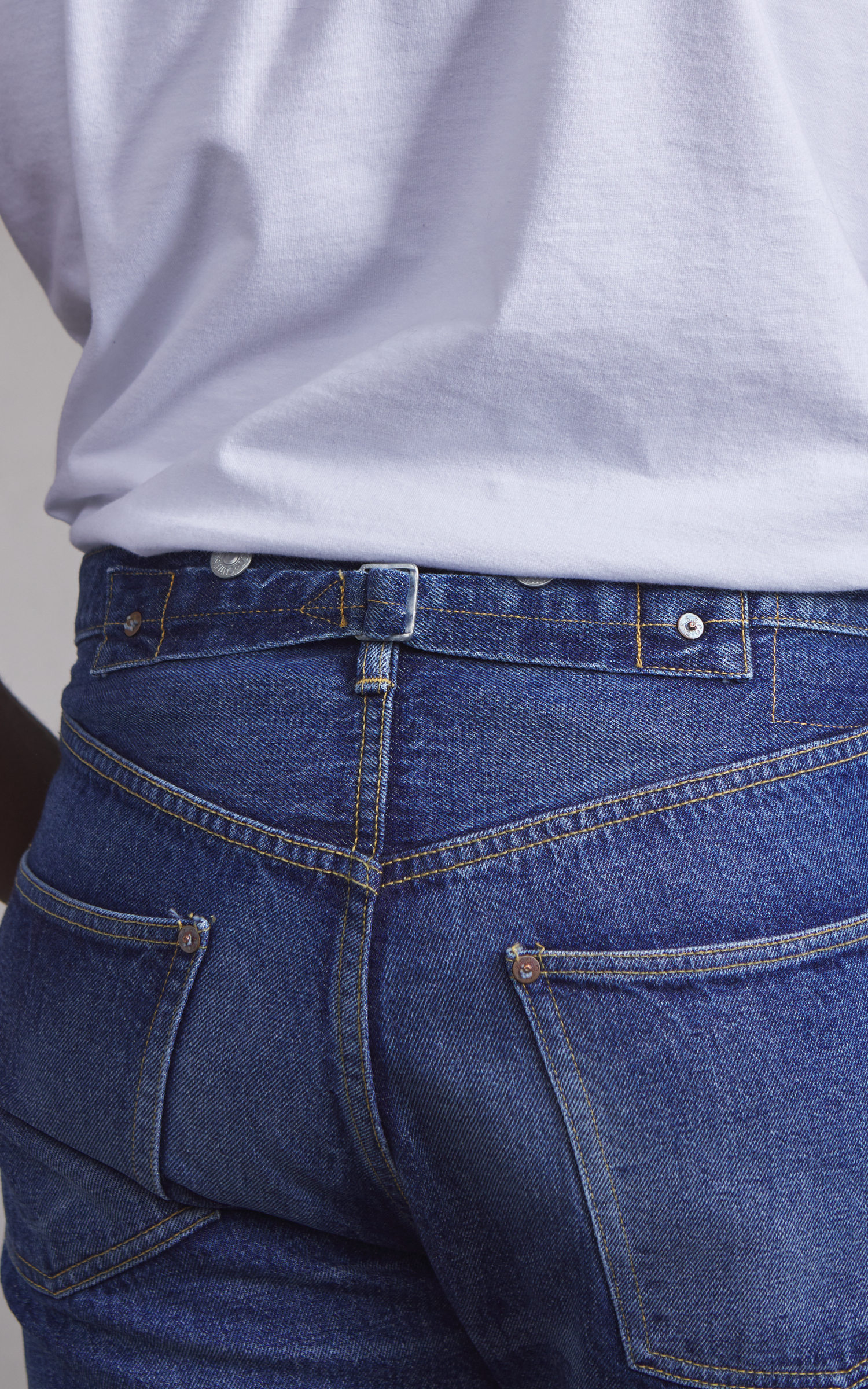 Kaptain Sunshine 1930 Straight Denim Pants Vintage Wash Indigo | Cultizm