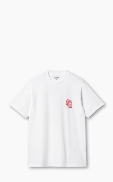 Carhartt WIP S/S Little Hellraiser T-Shirt White/Red