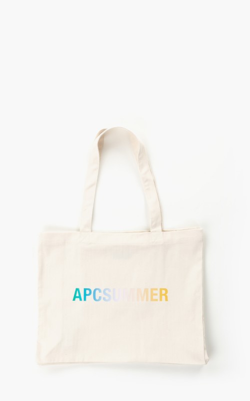 A.P.C. Diane Shopping Bag Summer Denim Natural