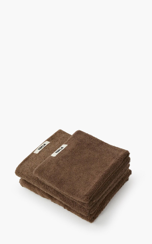 TEKLA Terry Towel Solid Kodiak Brown