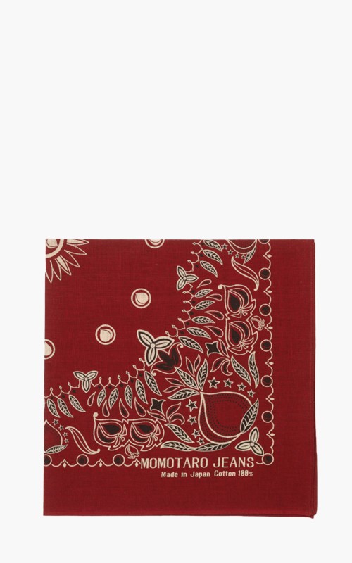 Momotaro Jeans Original Bandana Red