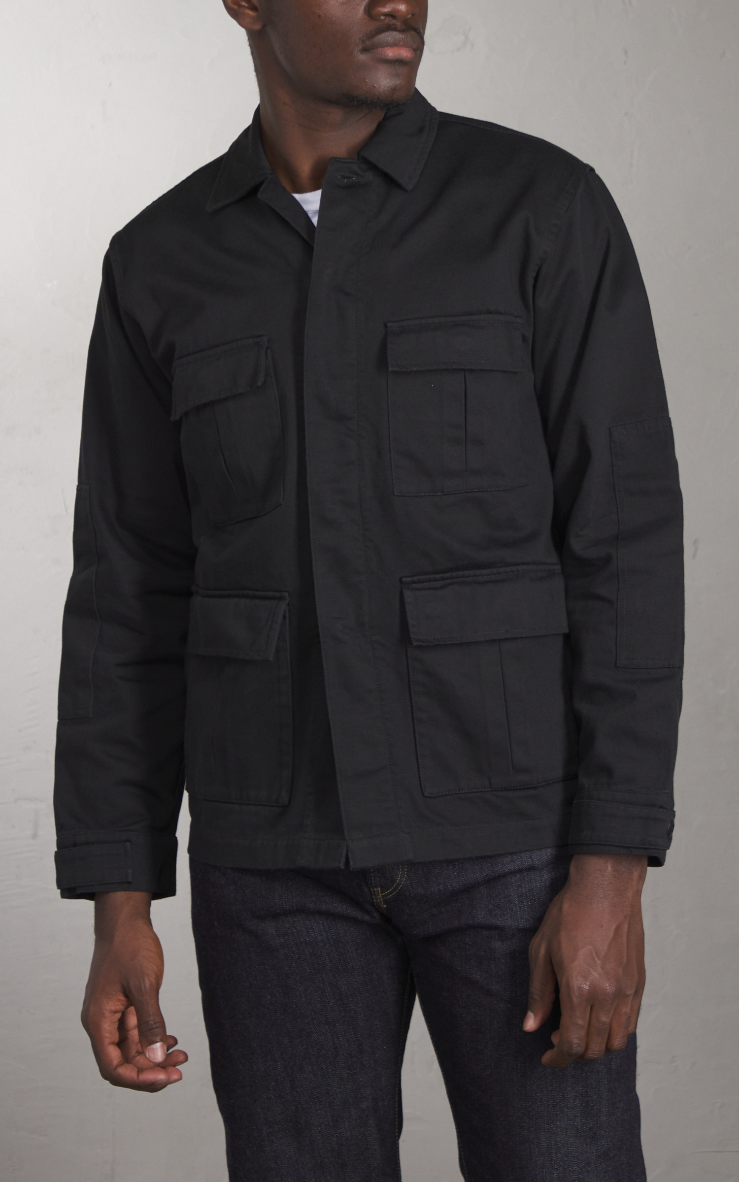3sixteen BDU Jacket Back Satin Black Cultizm