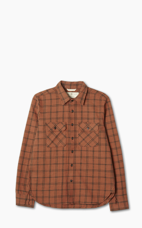 Rogue Territory Field Shirt Rust Plaid