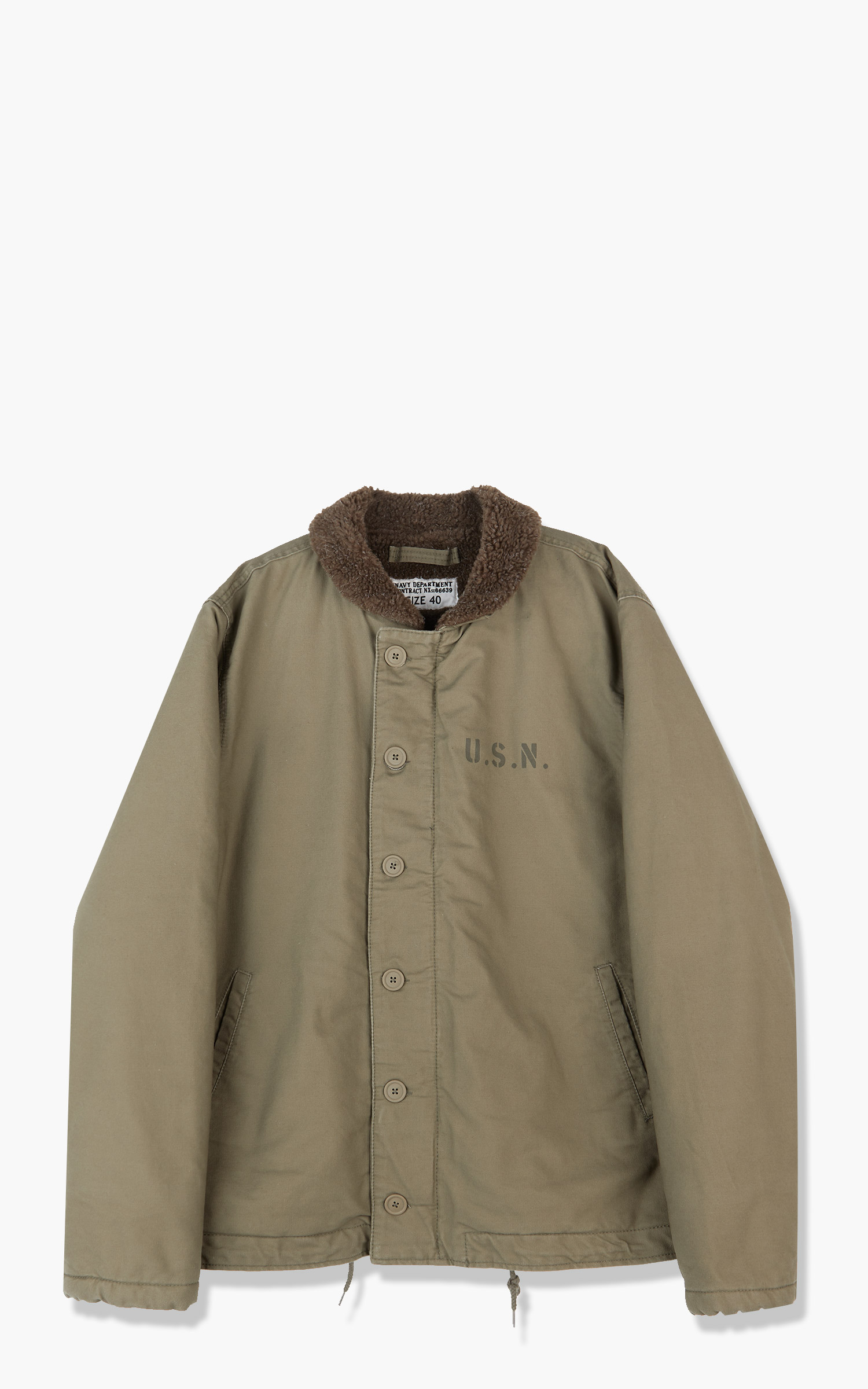 Military Surplus N-1 Deck Jacket Olive Drab | Cultizm