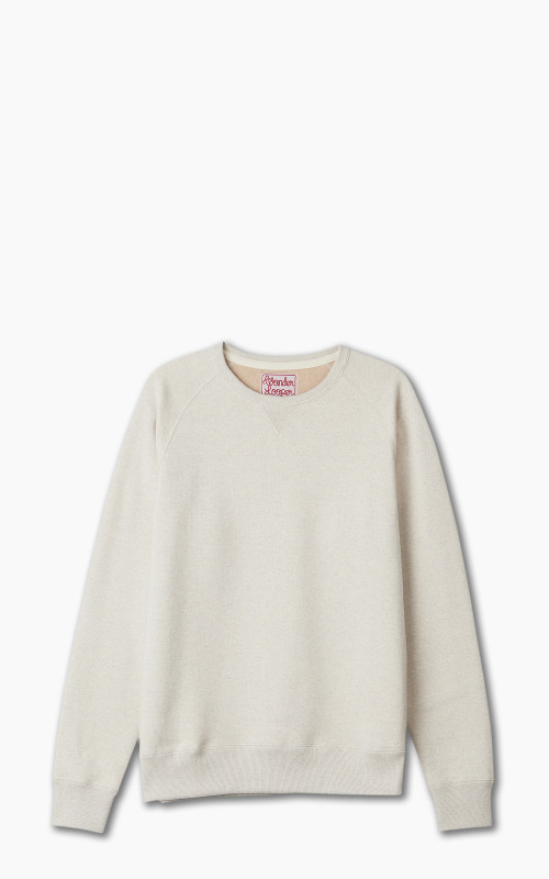 Wonder Looper Pullover Crewneck Fleeced Fox Fiber Oatmeal