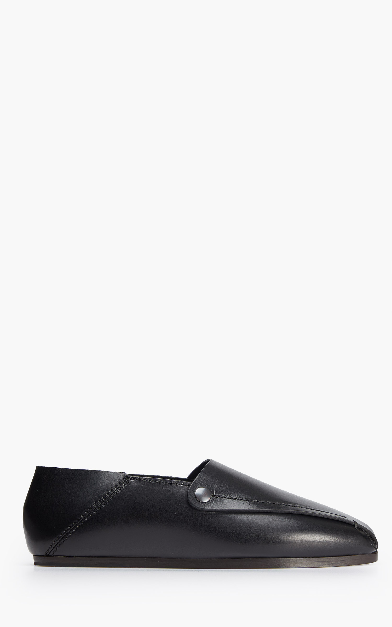 Lemaire Folded Mules Black | Cultizm