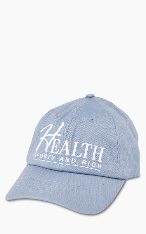 Sporty & Rich Big H Hat Steel Blue