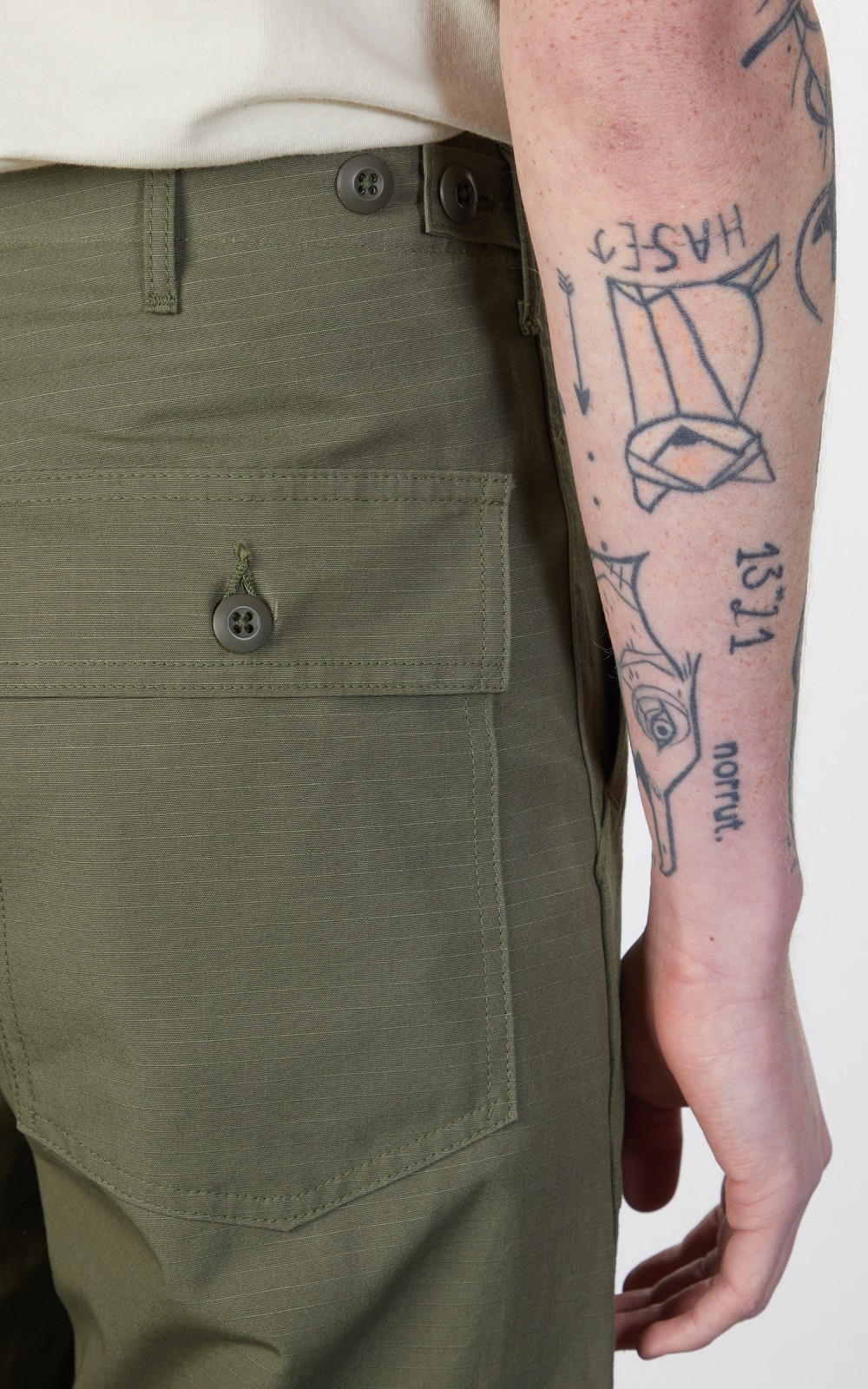 OrSlow Ripstop Fatigue Pant, Army – Glasswing