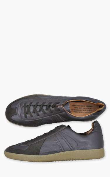 Reproduction Of Found 1700L German Military Trainer Dark Brown