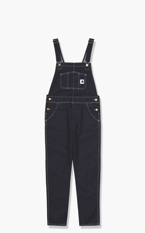 Carhartt WIP W Bib Overall Denim Blue Rinsed I028638.01.02.03